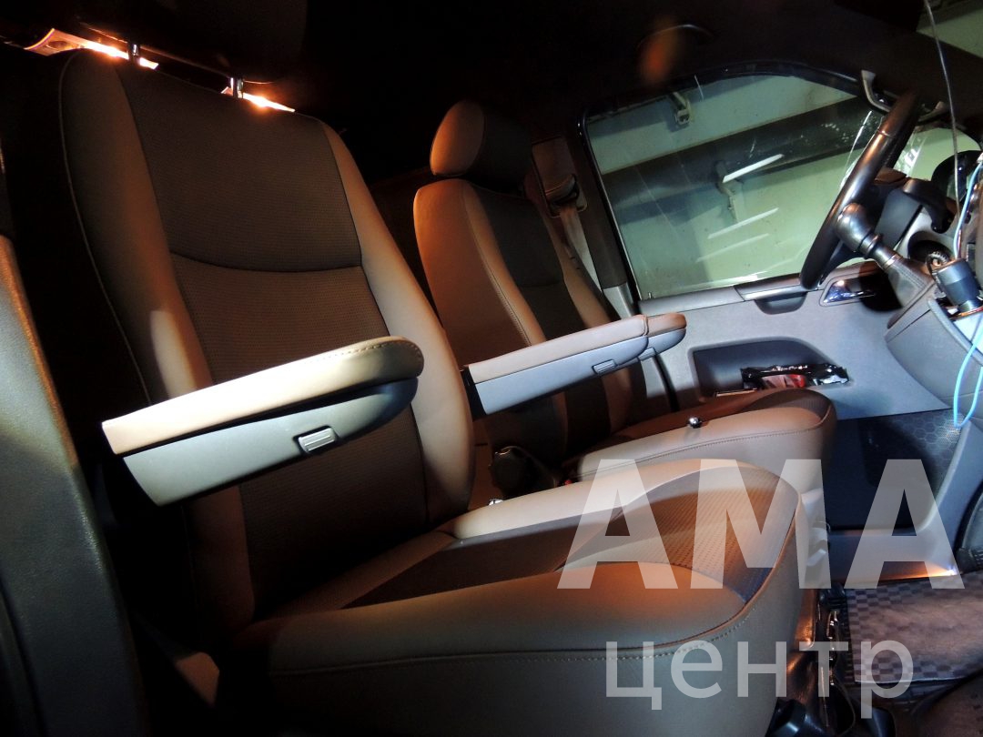 Перетяжка салона и потолка Volkswagen caravelle