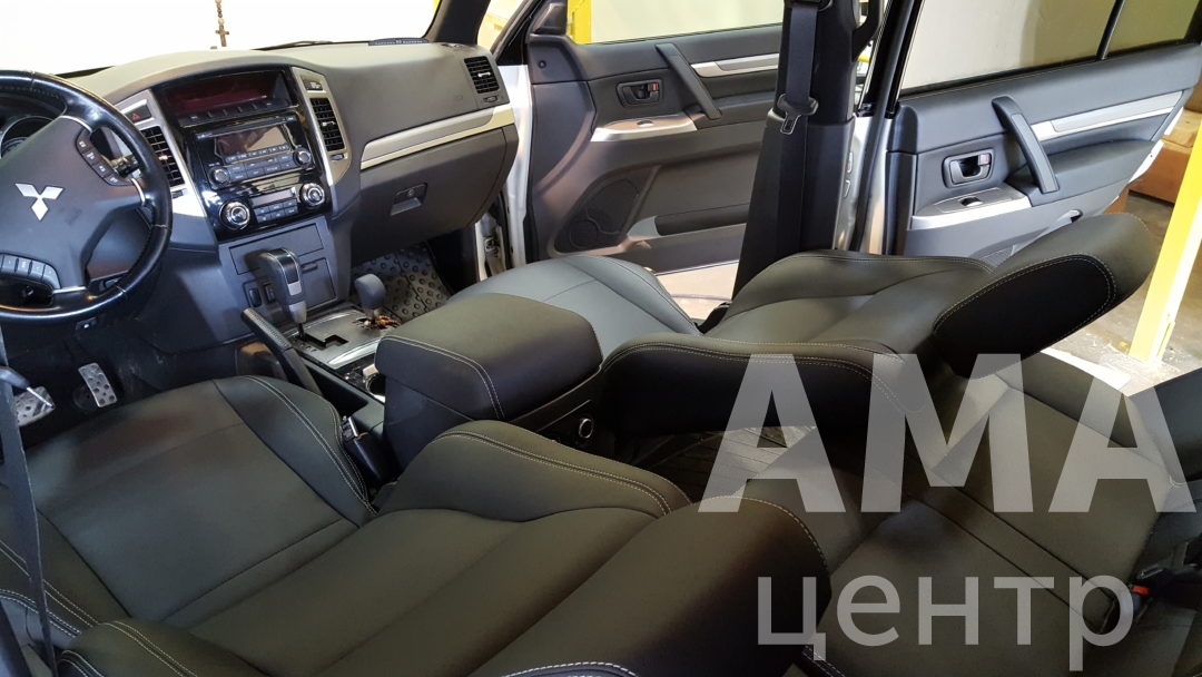 Пошив салона Mitsubishi Pajero