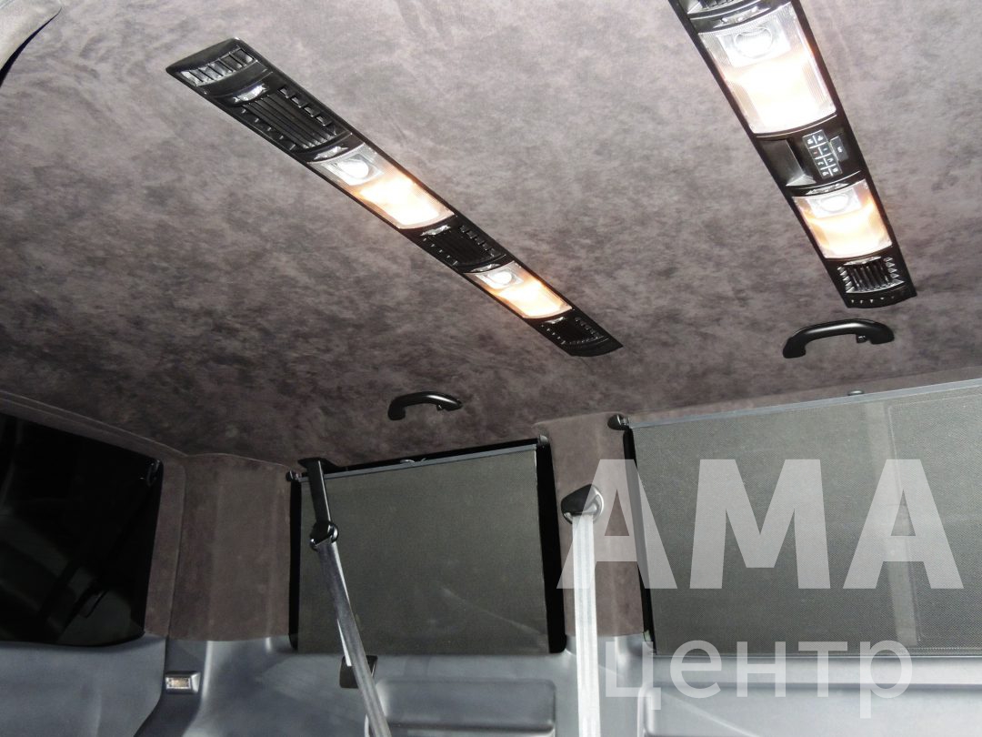 Перетяжка салона и потолка Volkswagen caravelle