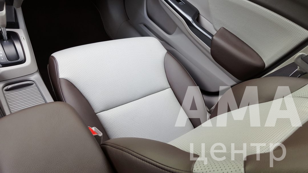 Комплексная перетяжка салона и потолка Honda civic