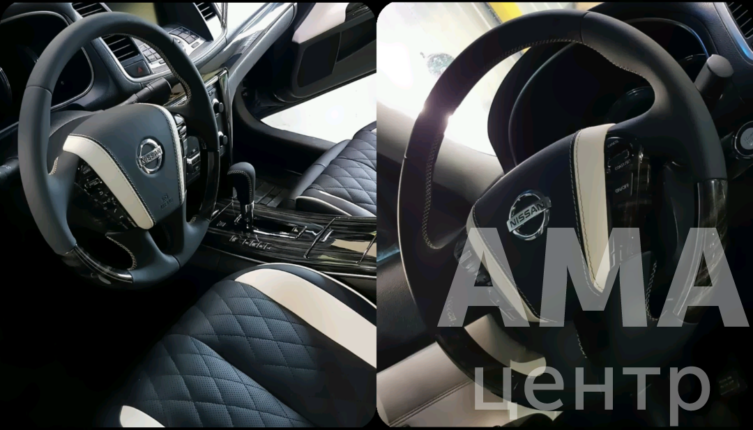 Перетяжка салона автомобиля Nissan Teana.