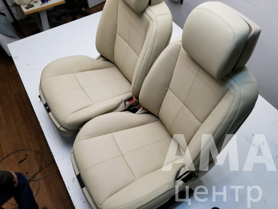 Перетяжка салона автомобиля Mercedes-Benz W221